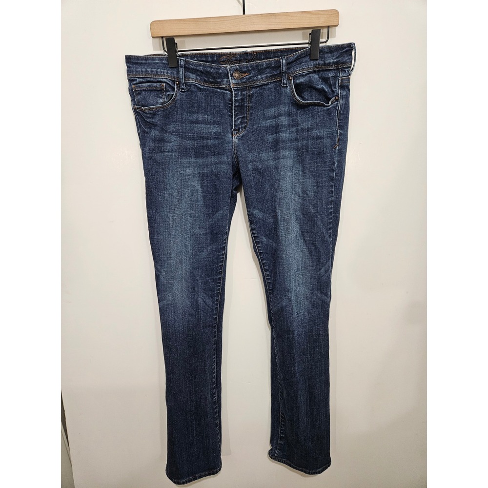 Delias Taylor Low Rise Straight Leg Jeans Dark Wash Blue Size 13/14R